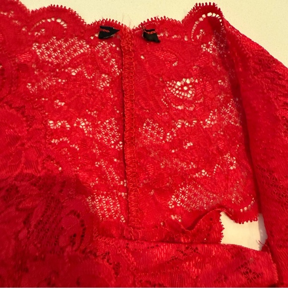 Cosabella Women’s Never Say Never Hottie Hotpant Red Lace Panties Small NWOT - Picture 7 of 10